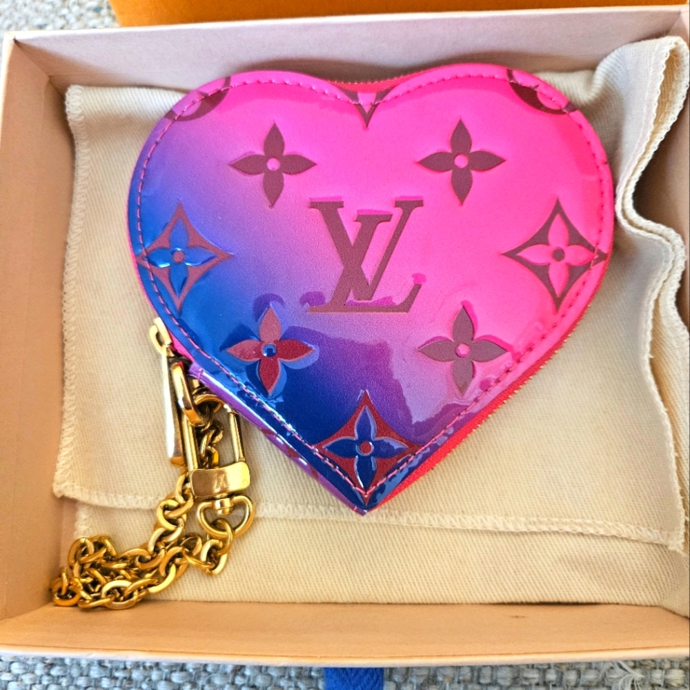 Louis Vuitton Gradient Love Lock Coin Purse